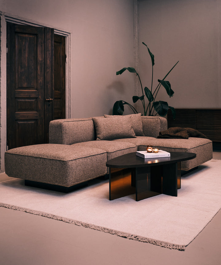 Utopia Sofa - 3 personers open end m. chaiselong 246cm