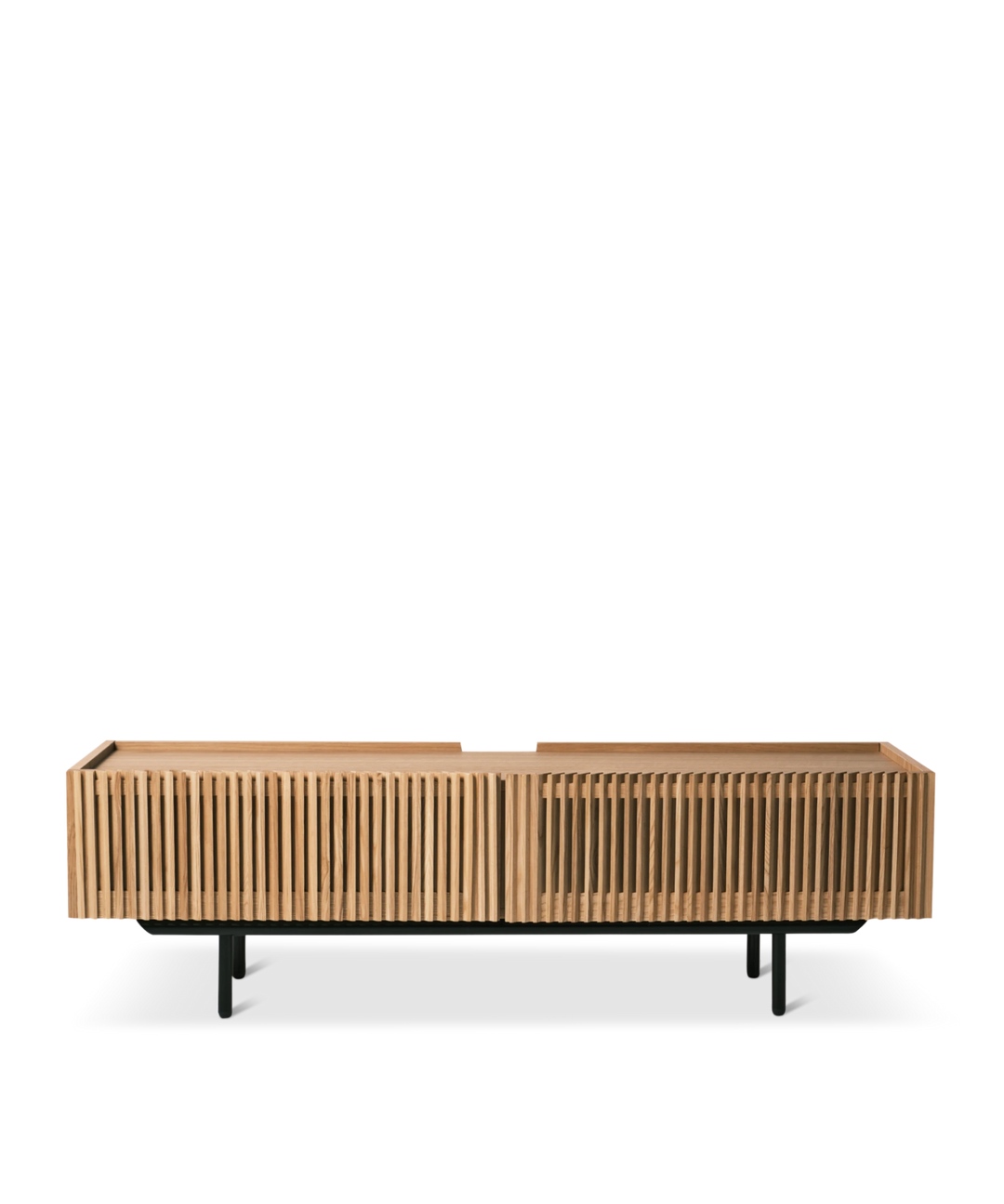 Tv bord m. lameller, Natur 145cm - Louvre