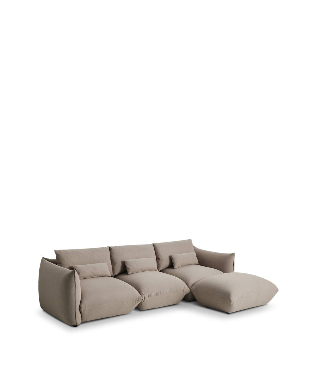 Puffy sofa - 4 personers chaiselong