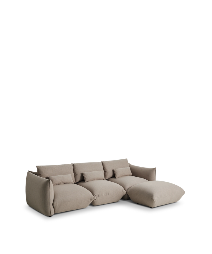 Puffy sofa - 4 personers chaiselong