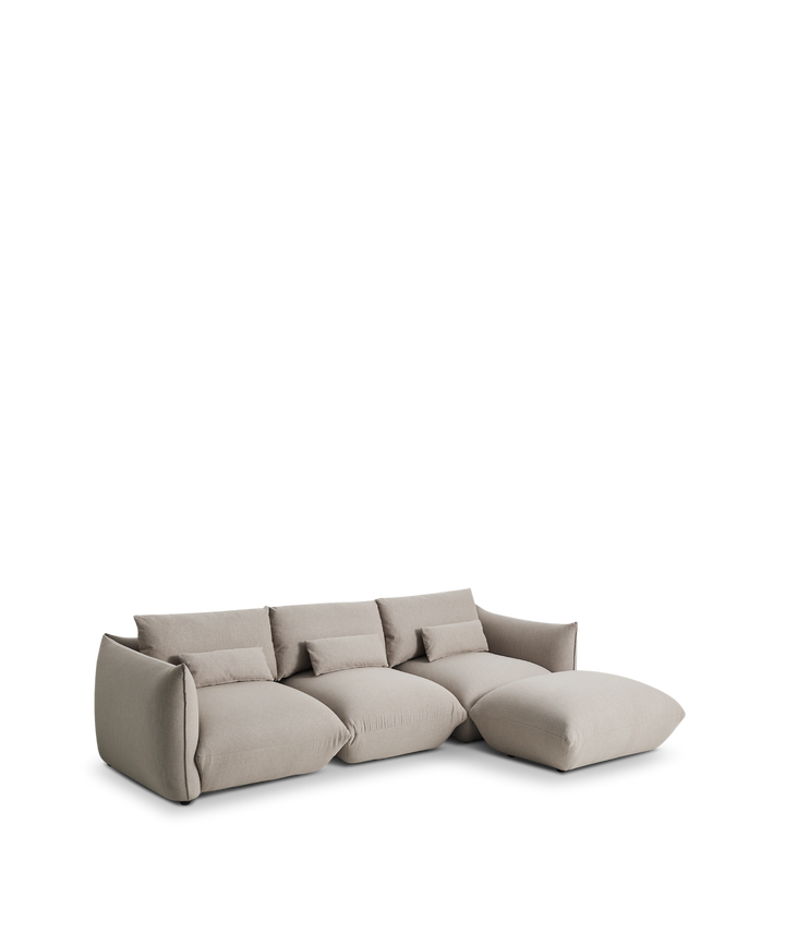 Puffy sofa - 4 personers chaiselong
