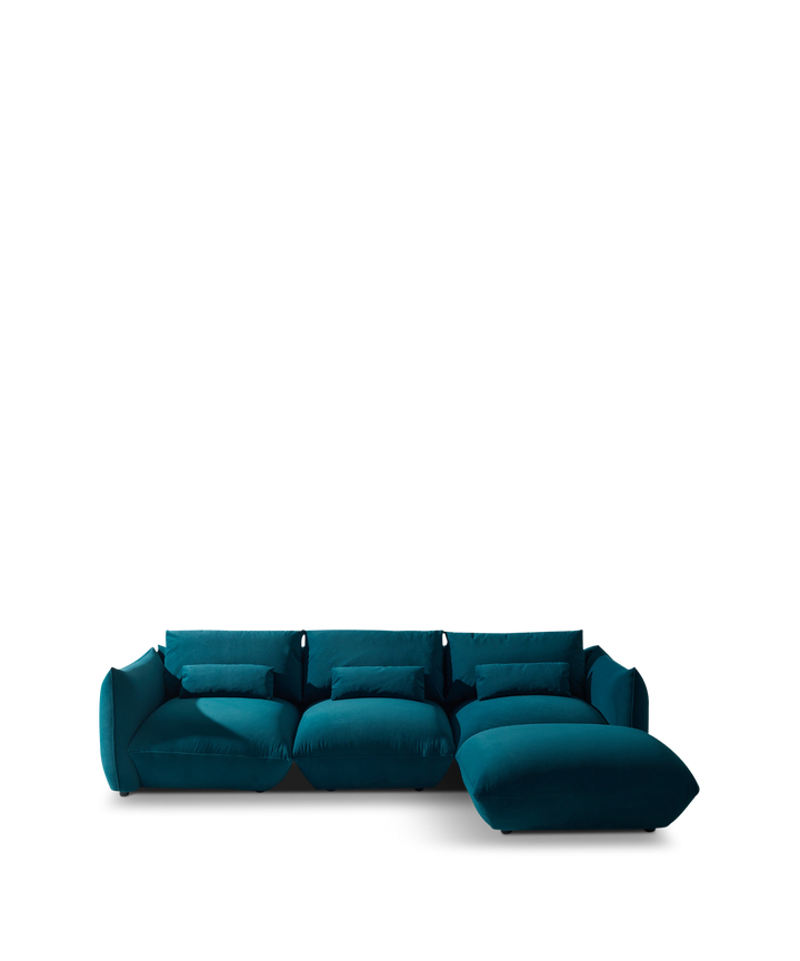 Puffy sofa - 4 personers chaiselong