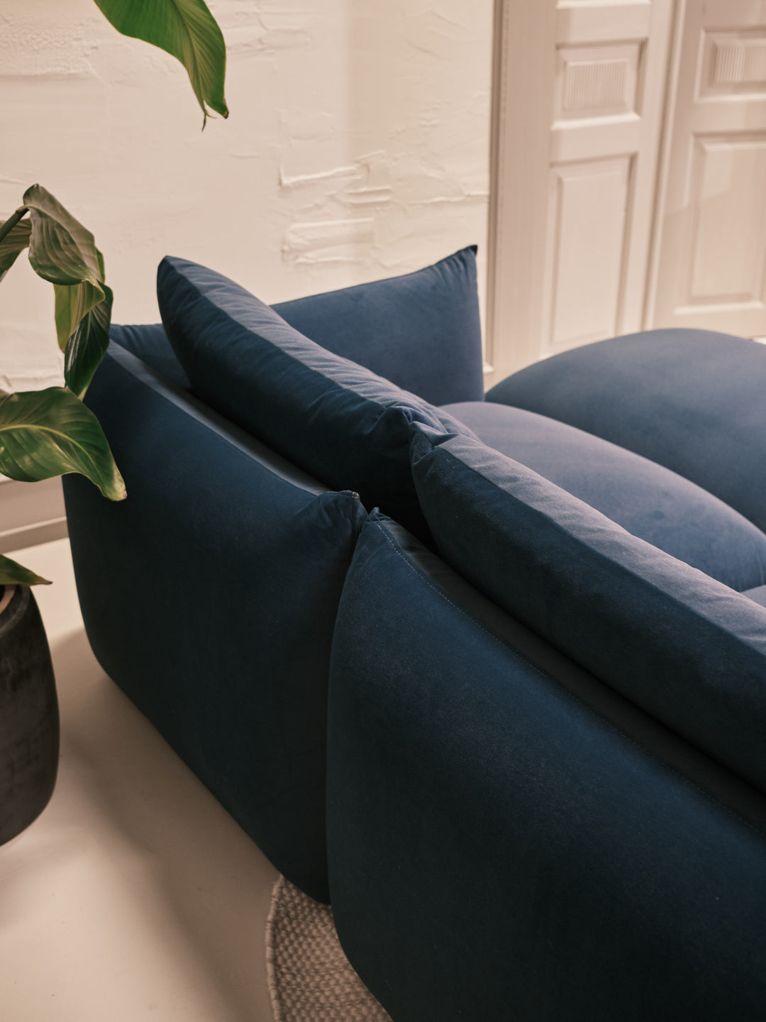 Puffy sofa - 4 personers chaiselong