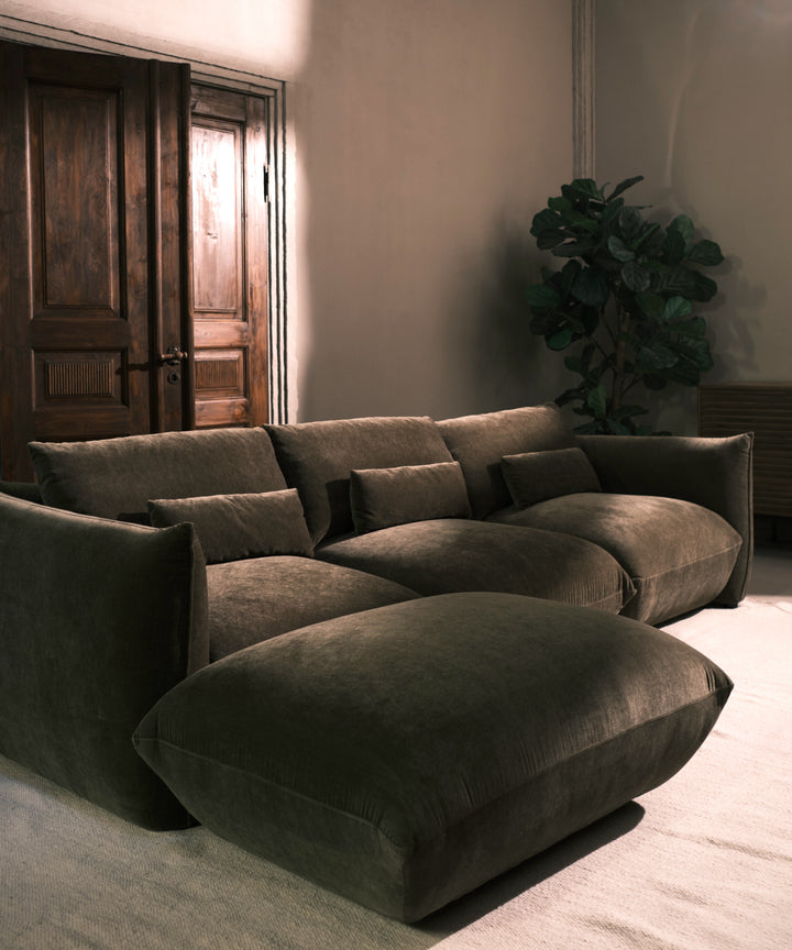 Puffy sofa - 4 personers chaiselong