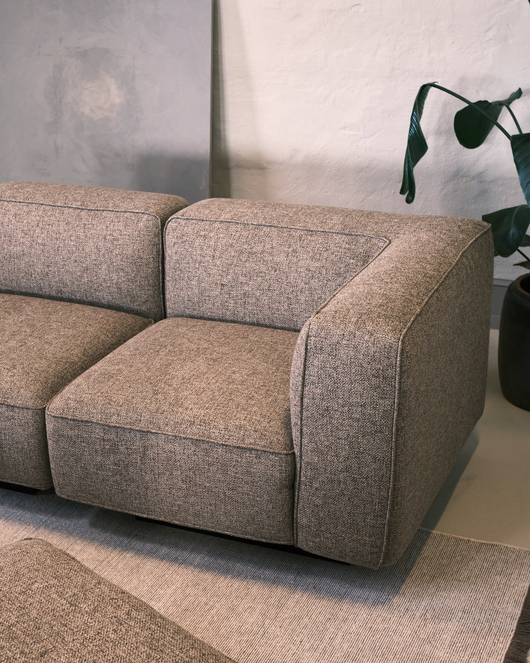 Utopia Sofa - 3 personers open end m. chaiselong 246cm