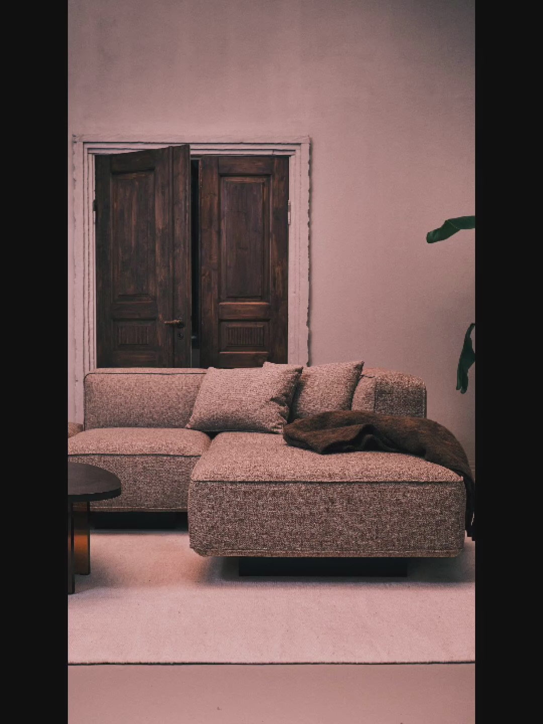 Utopia Sofa - 2,5 personers open end m. chaiselong 222cm