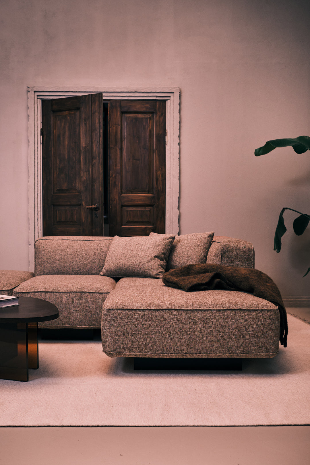 Utopia Sofa - 3 personers open end m. chaiselong 246cm