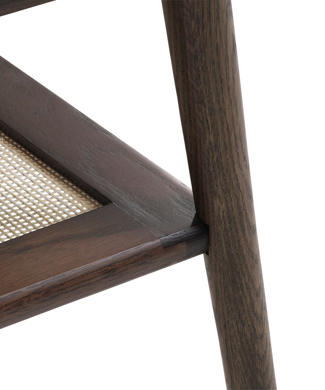 Barrali sofabord med flet, Brun egetræ 60x120cm