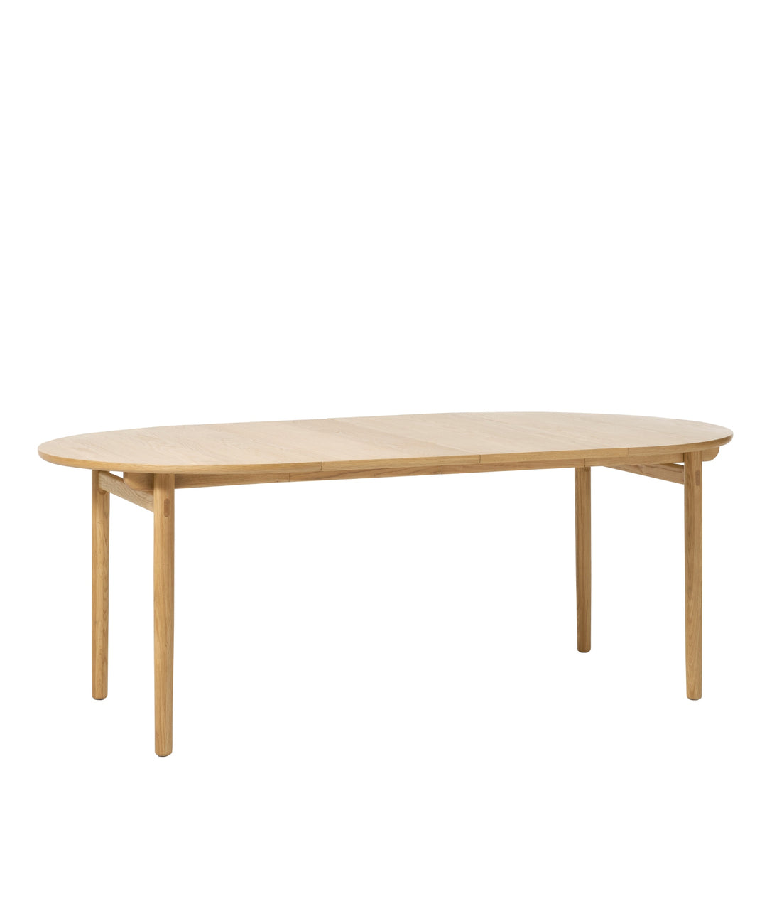 Carno rundt udtræksbord, Natur egetræ - Ø120cm