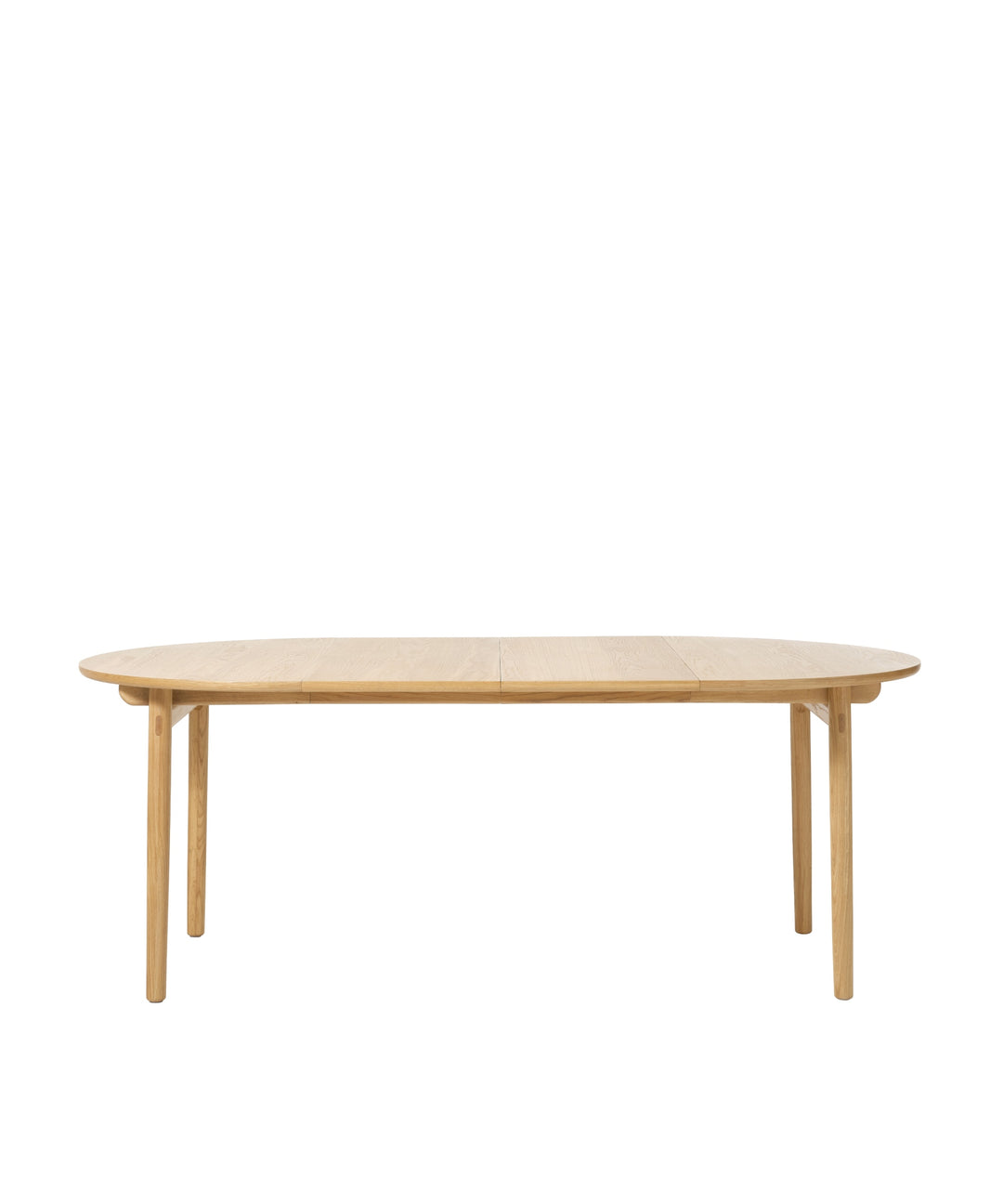 Carno rundt udtræksbord, Natur egetræ - Ø120cm