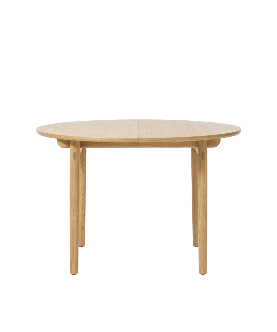 Carno rundt udtræksbord, Natur egetræ - Ø120cm