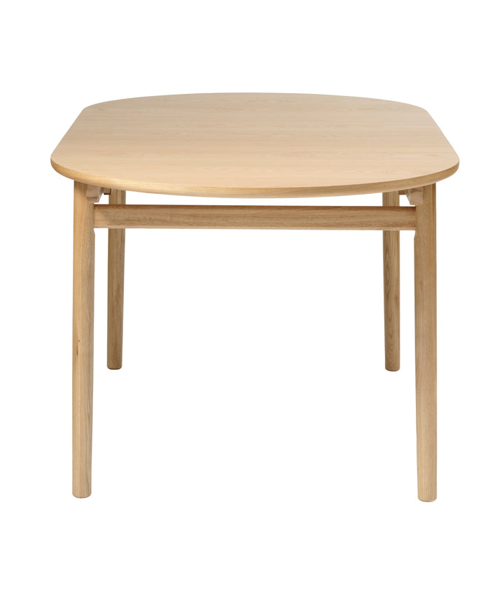 Carno spisebord ovalt 100x190cm, Natur eg