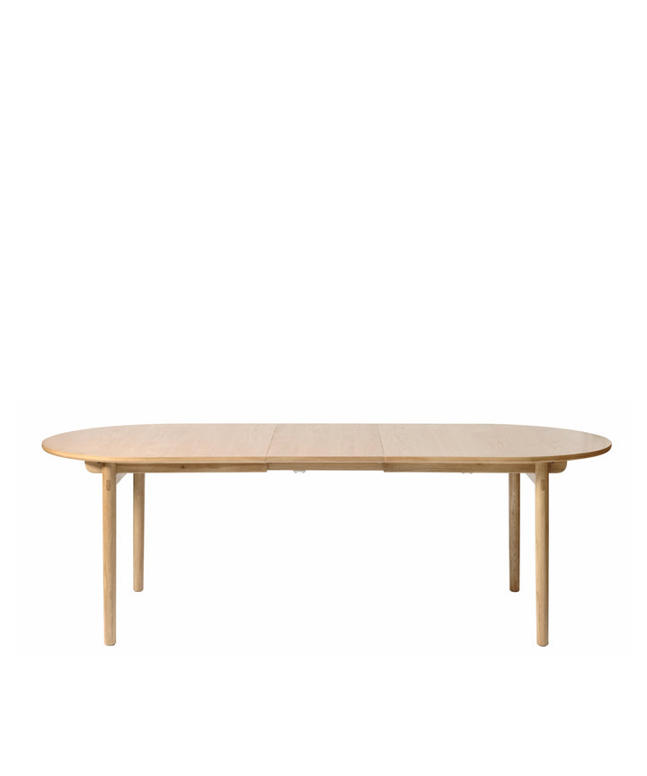 Carno spisebord ovalt 100x190cm, Natur eg