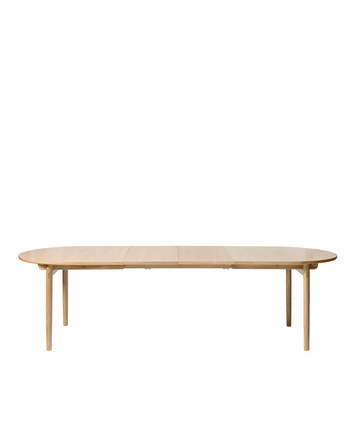 Carno spisebord ovalt 100x190cm, Natur eg