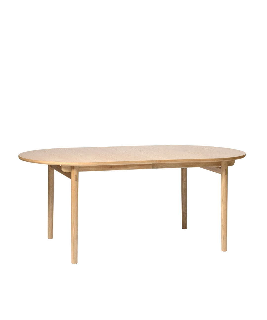 Carno spisebord ovalt 100x190cm, Natur eg