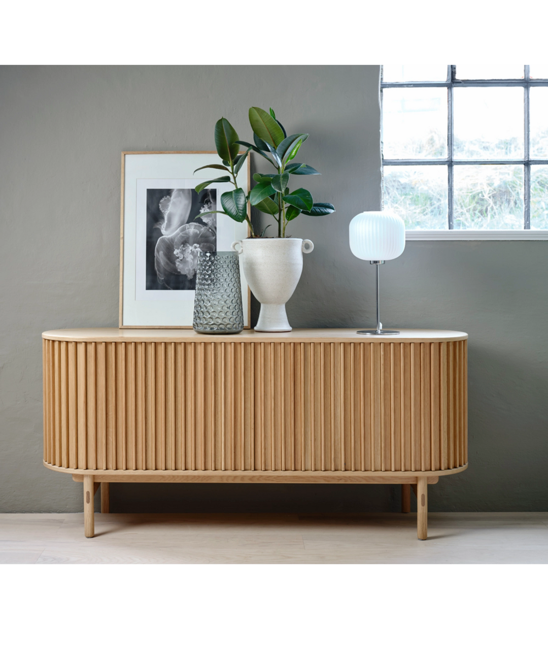 Carno skænk 160cm, Natur eg