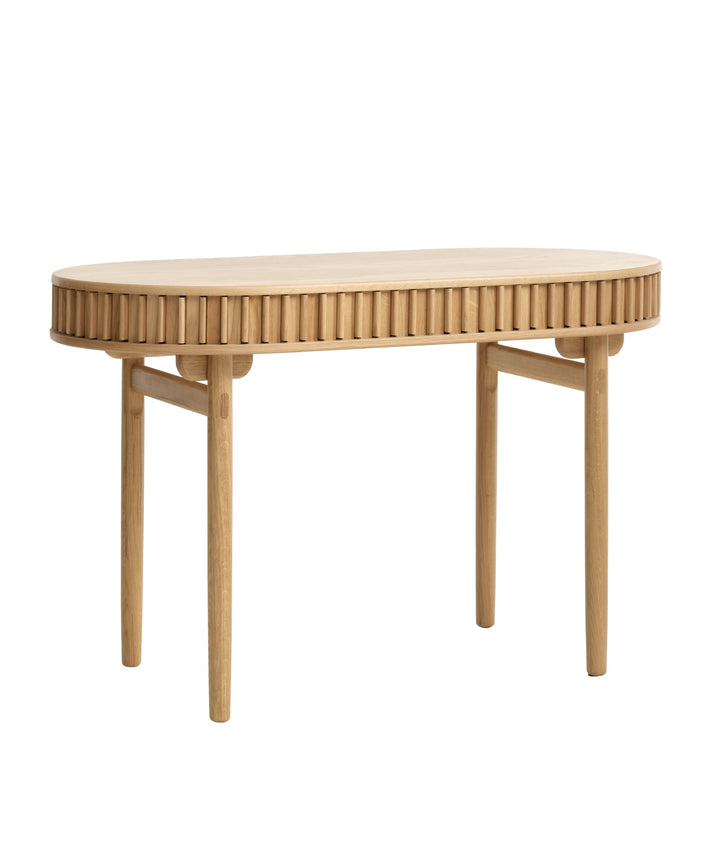 Carno skrivebord 120x60cm, Natur egetræ
