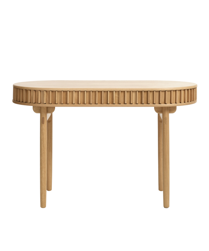 Carno skrivebord 120x60cm, Natur egetræ