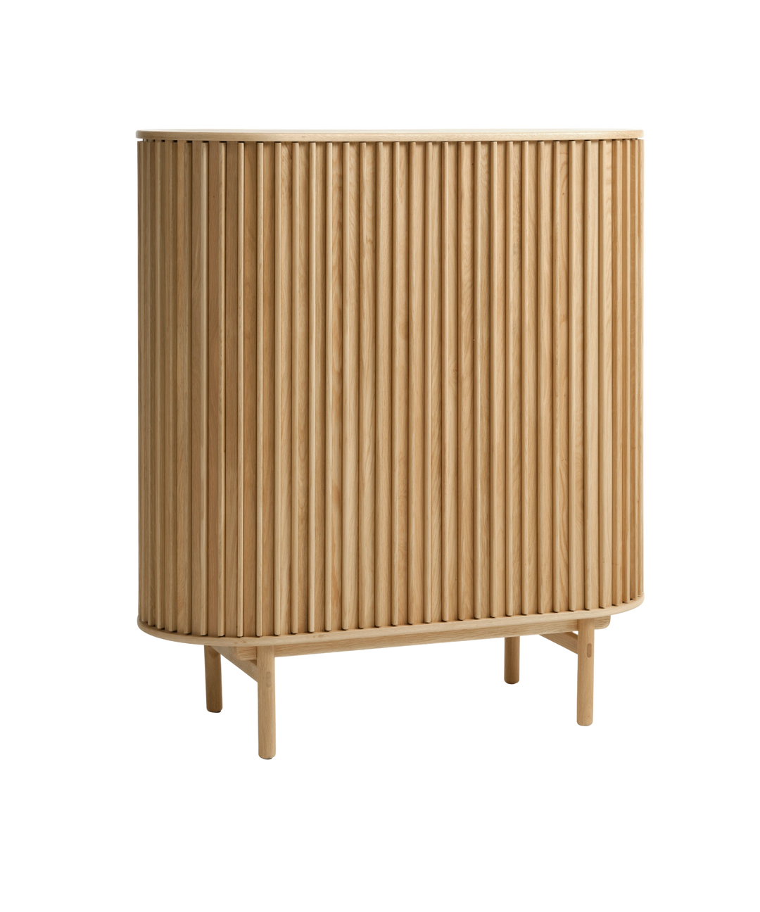 Carno højskænk 110cm, Natur egetræ