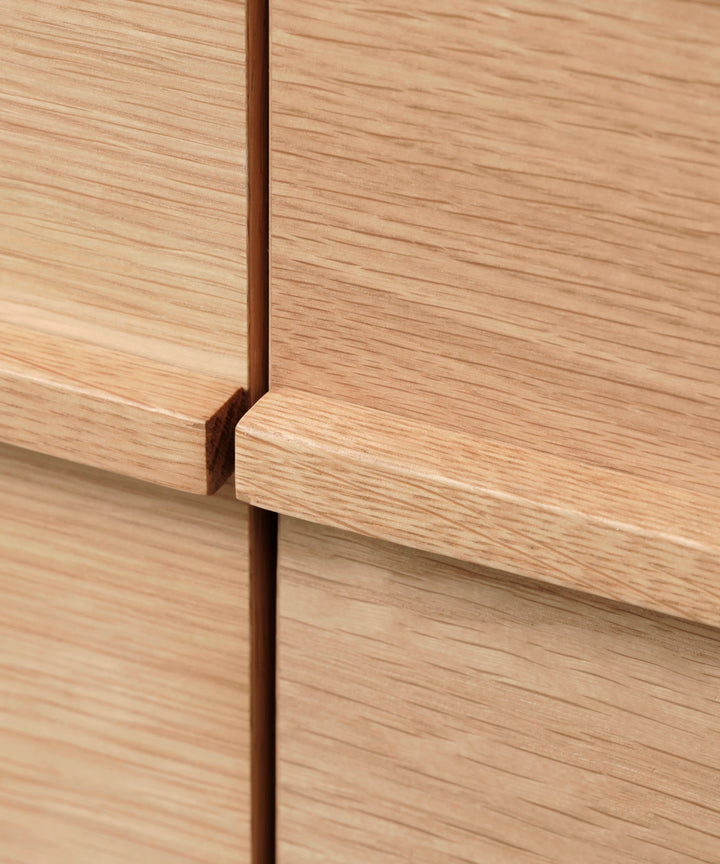 Ponza skænk 140cm, Natur egetræ