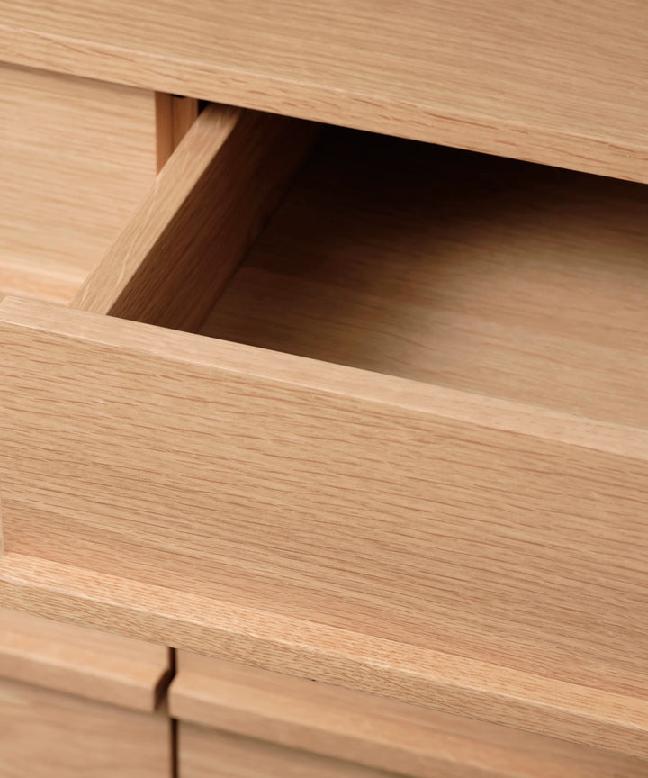 Ponza skænk 140cm, Natur egetræ