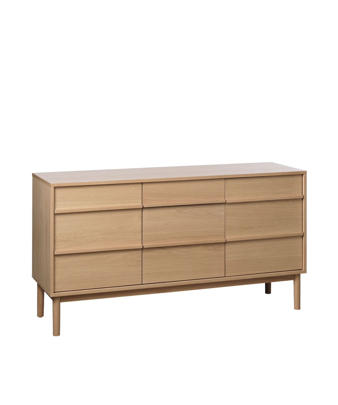 Ponza skænk 140cm, Natur egetræ