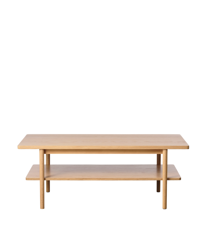 Ponza sofabord 120x60 cm, Naturlig egetræ