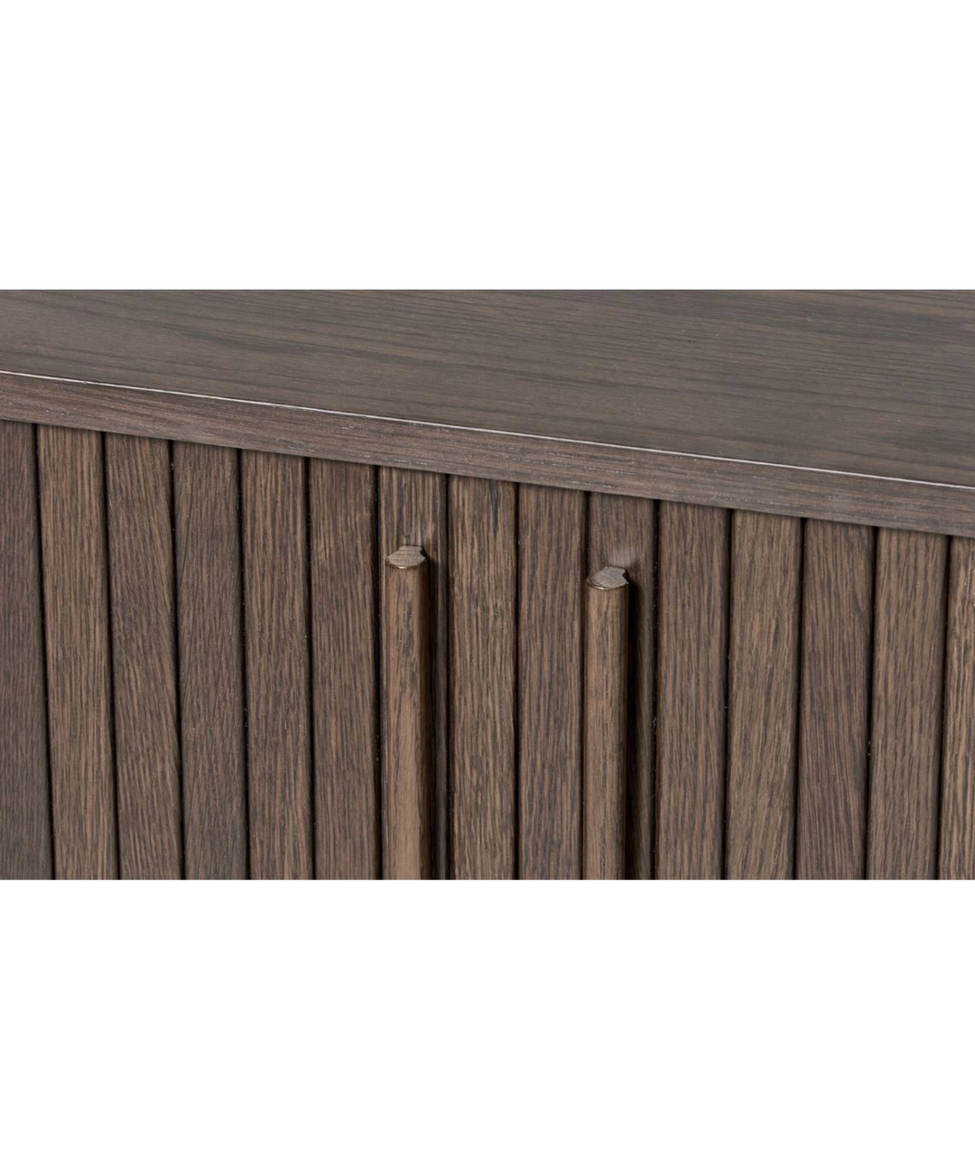 Meta skænk 140cm, Mørkebrun egetræ