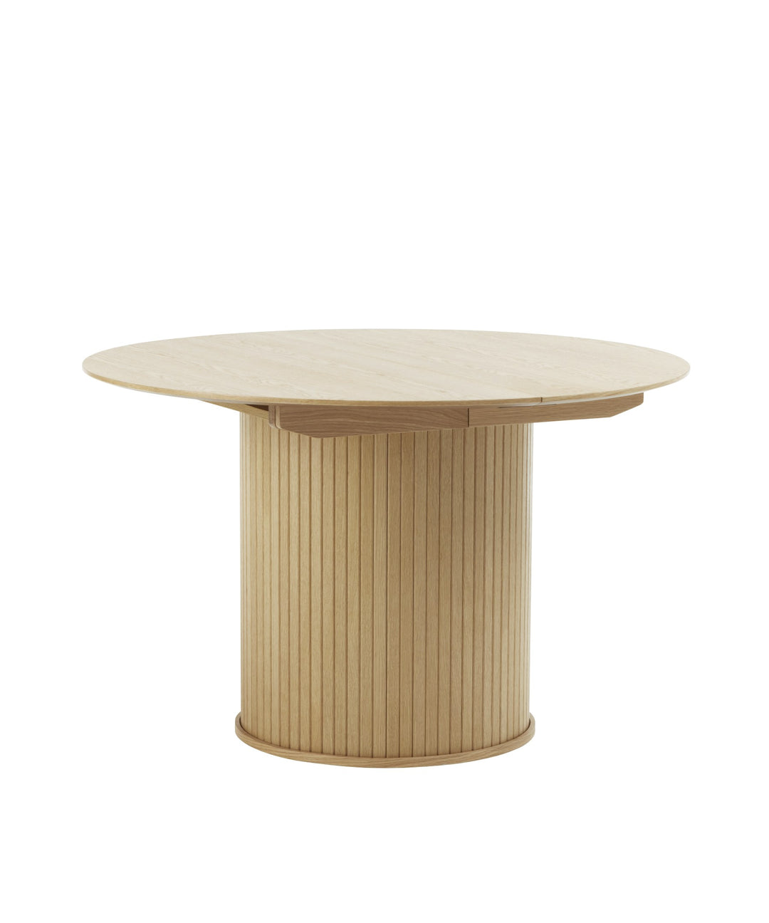 Nola udtræksbord 120-168x95cm oval, Natur egetræ