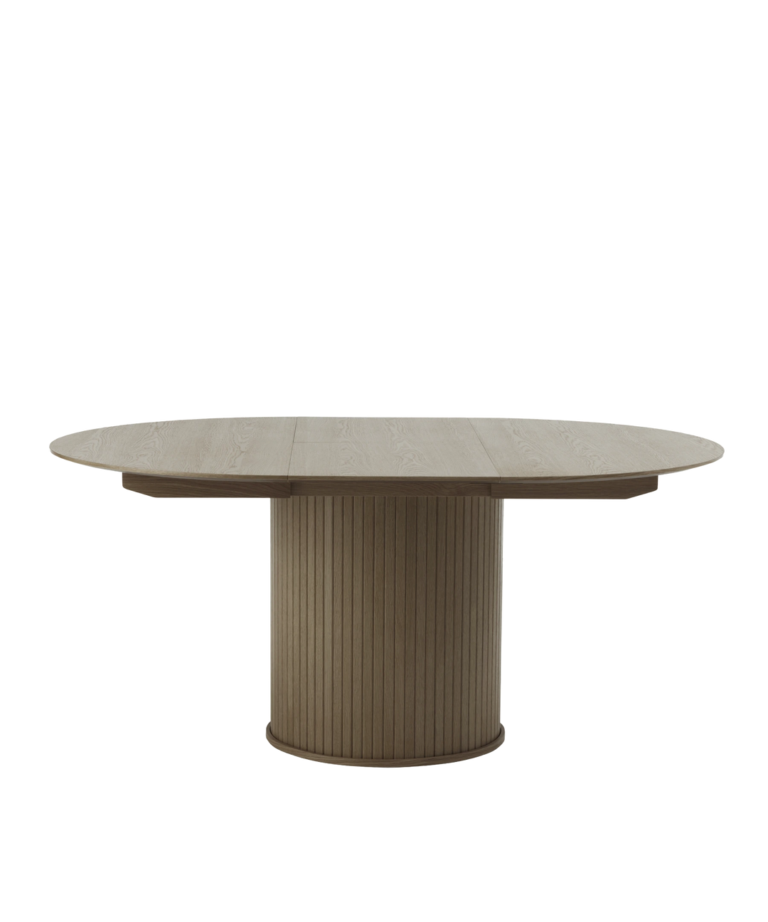 Nola udtræksbord 120-168x95cm oval, Brun egetræ