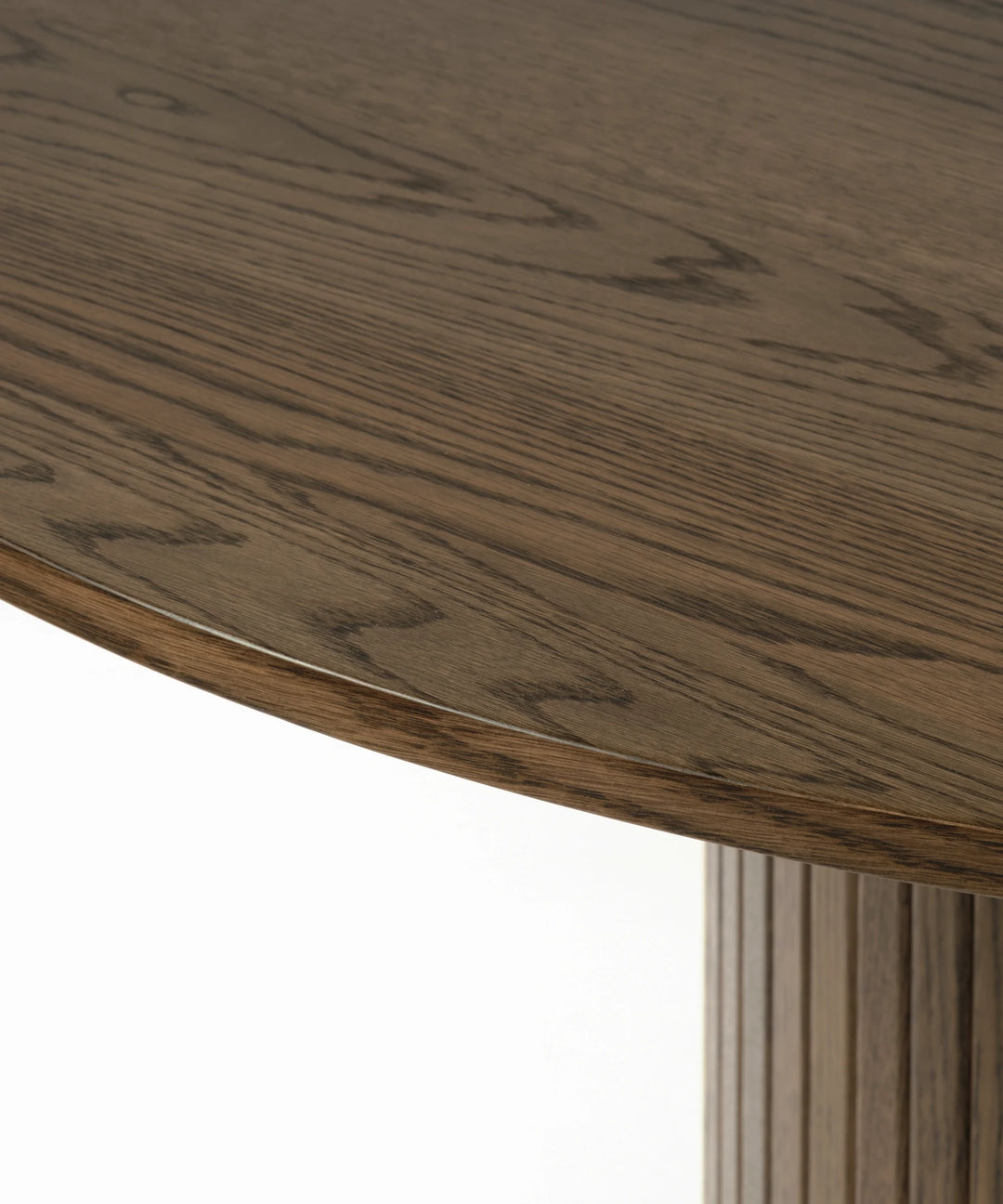 Nola udtræksbord 120-168x95cm oval, Brun egetræ