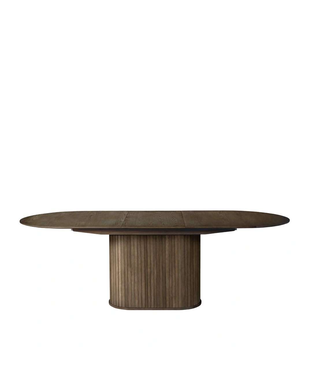 Nola udtræksbord 180-230x95cm oval, Brun egetræ