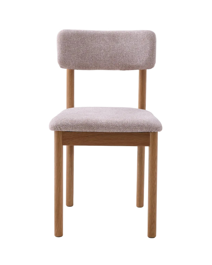 Carano olieret egetræs stol med lys sæde