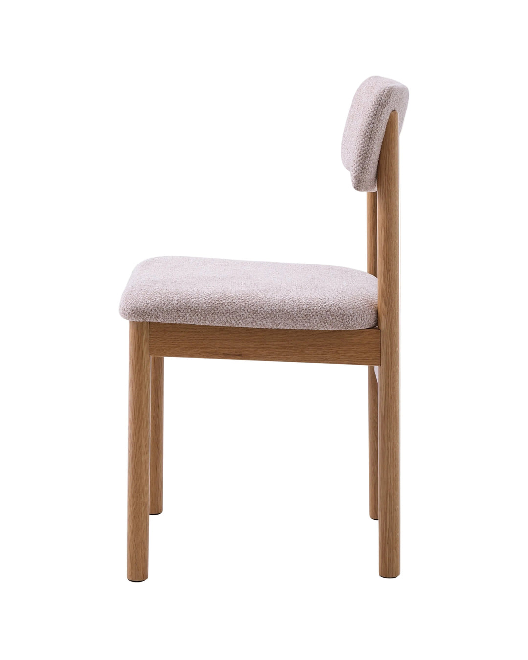 Carano olieret egetræs stol med lys sæde