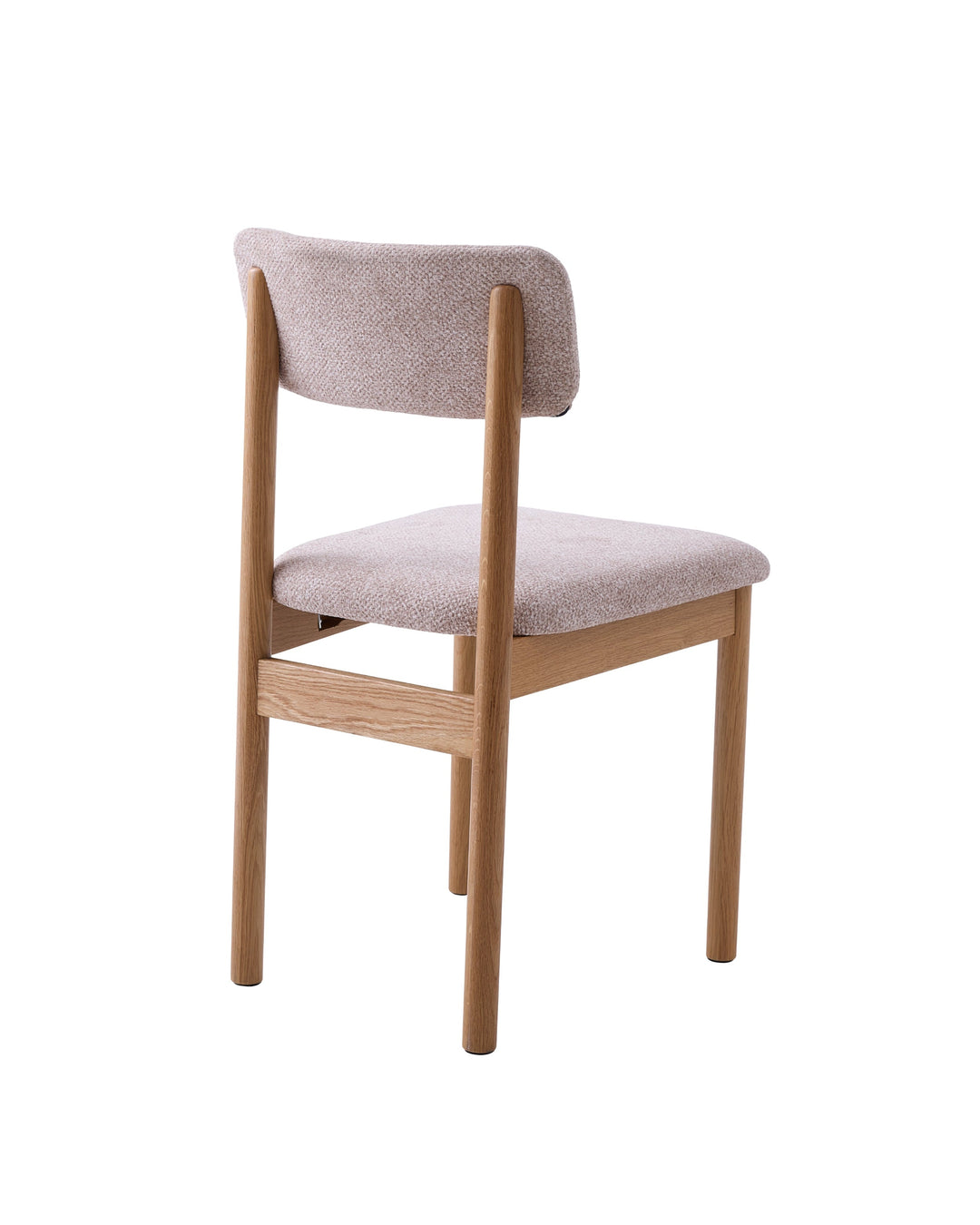 Carano olieret egetræs stol med lys sæde bagfra