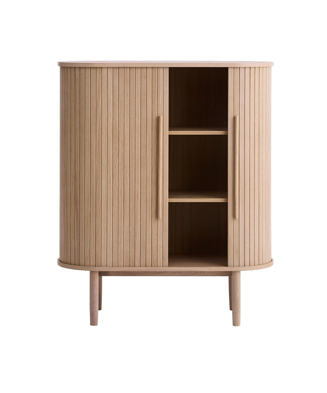 Meta skab 118cm, Lys egetræ