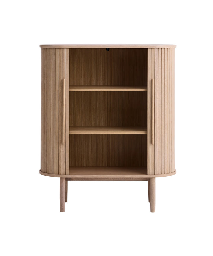 Meta skab 118cm, Lys egetræ