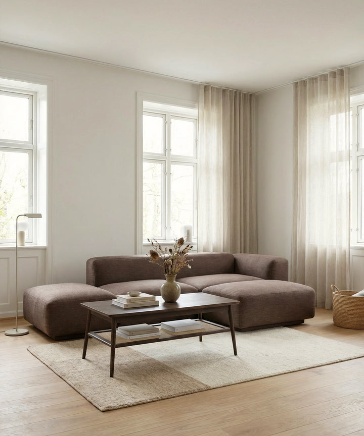 Beluga 3 personers open-end sofa m. chaiselong, 260cm