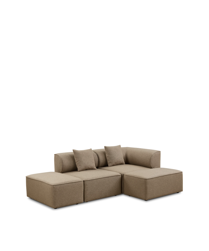 Bemol - Open-end chaiselong sofa 226cm