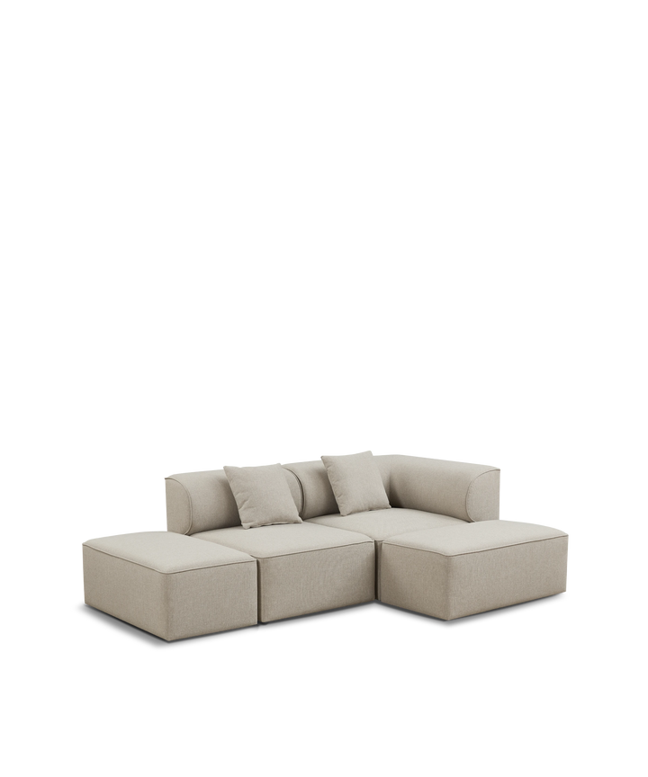 Bemol - Open-end chaiselong sofa 226cm