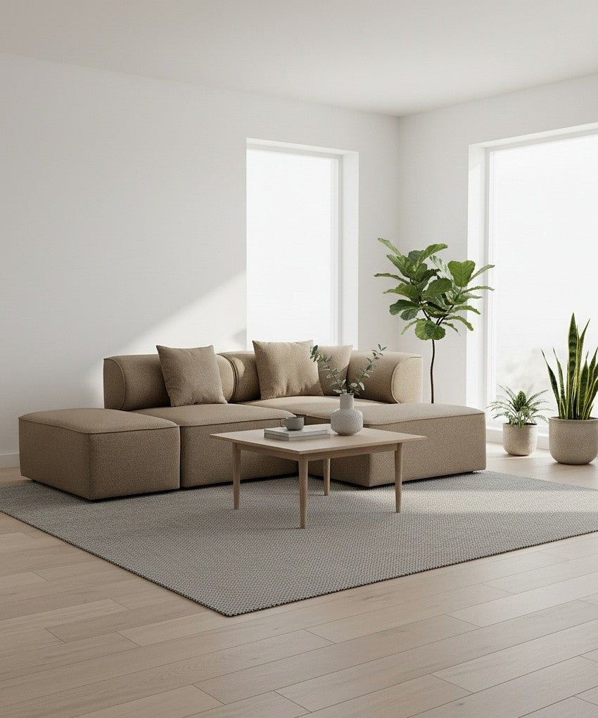 Bemol - Open-end chaiselong sofa 226cm