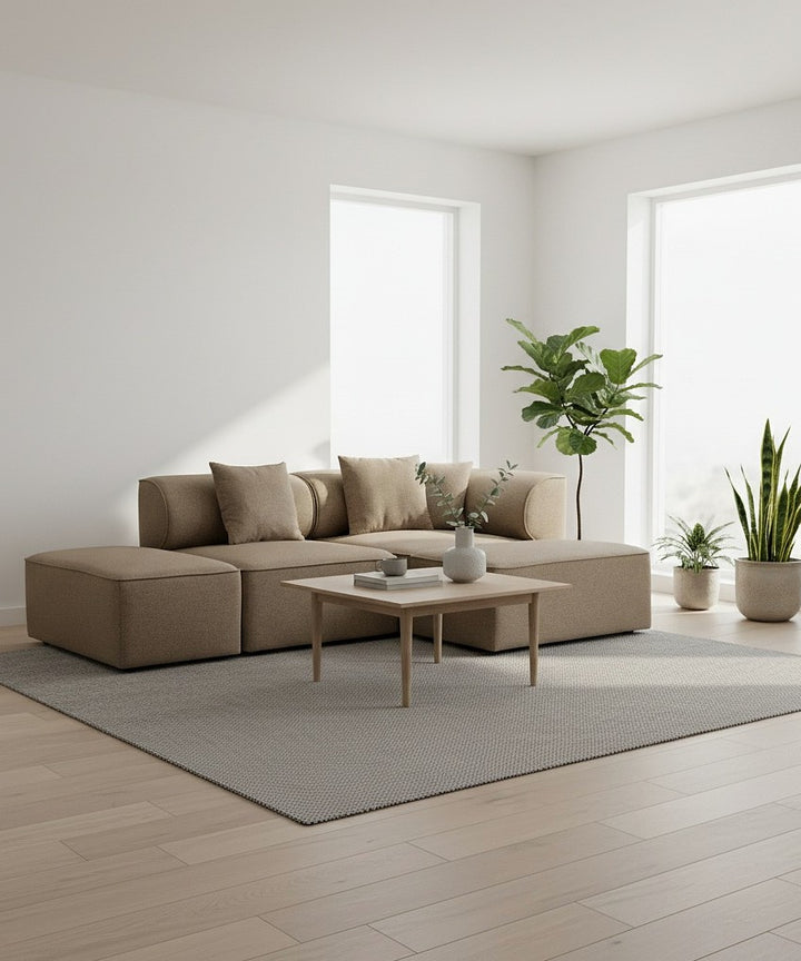 Bemol - Open-end chaiselong sofa 226cm