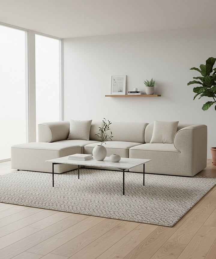 Bemol - Open-end chaiselong sofa 226cm