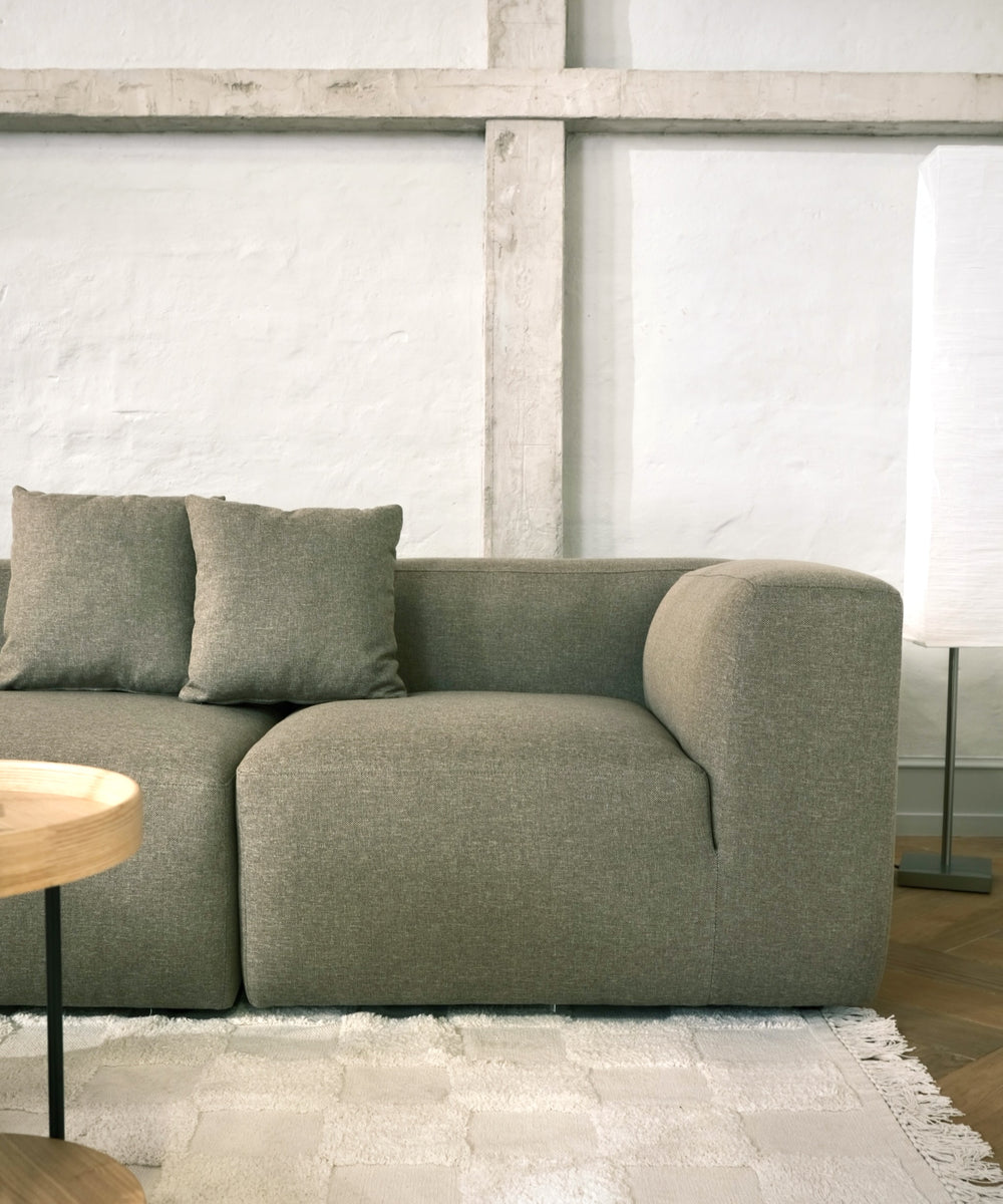 Dolomite modul sofa i beige - ligner Hay mags sofa #farve_nordic-weave-23-dark-beige