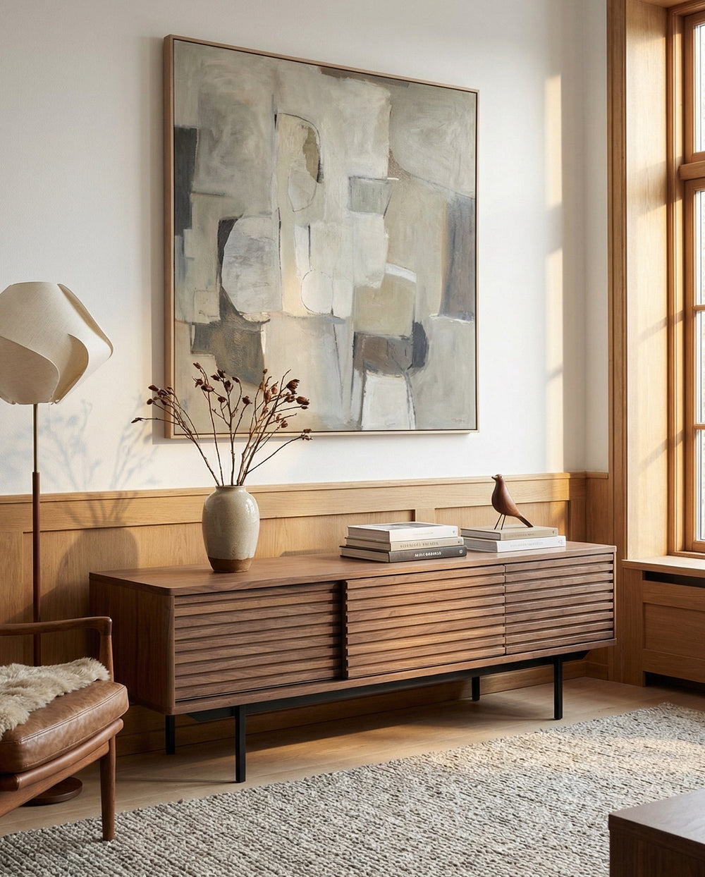 J9715 sense valnød brun tv bord 160cm 