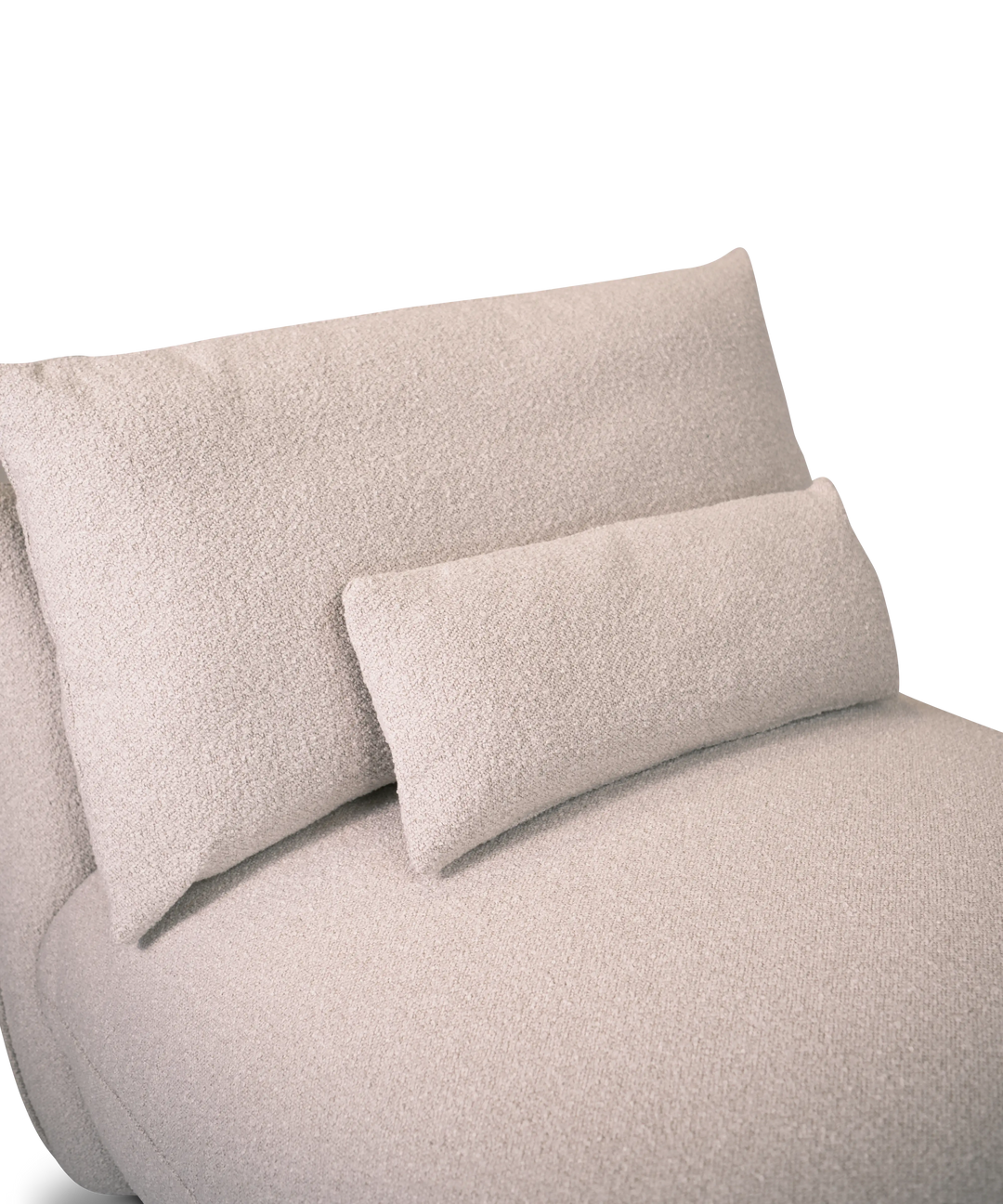 Puffy loungestol m. puder