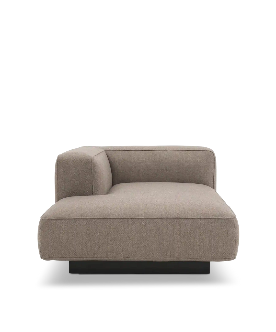 Utopia venstre chaiselong modul #farve_nordic-weave-23-dark-beige