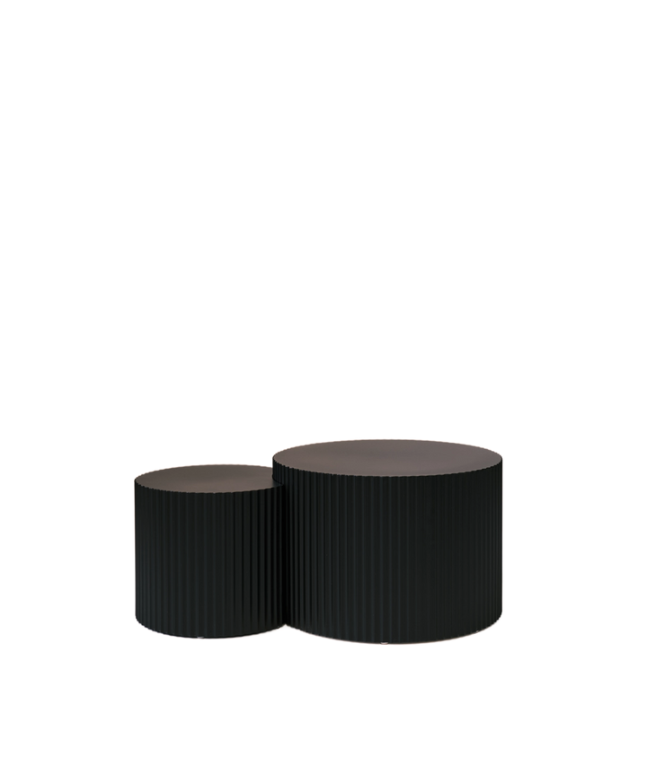 Eclips rundt sofabords sæt - Sort