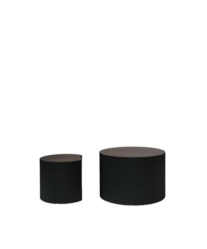 Eclips rundt sofabords sæt - Sort