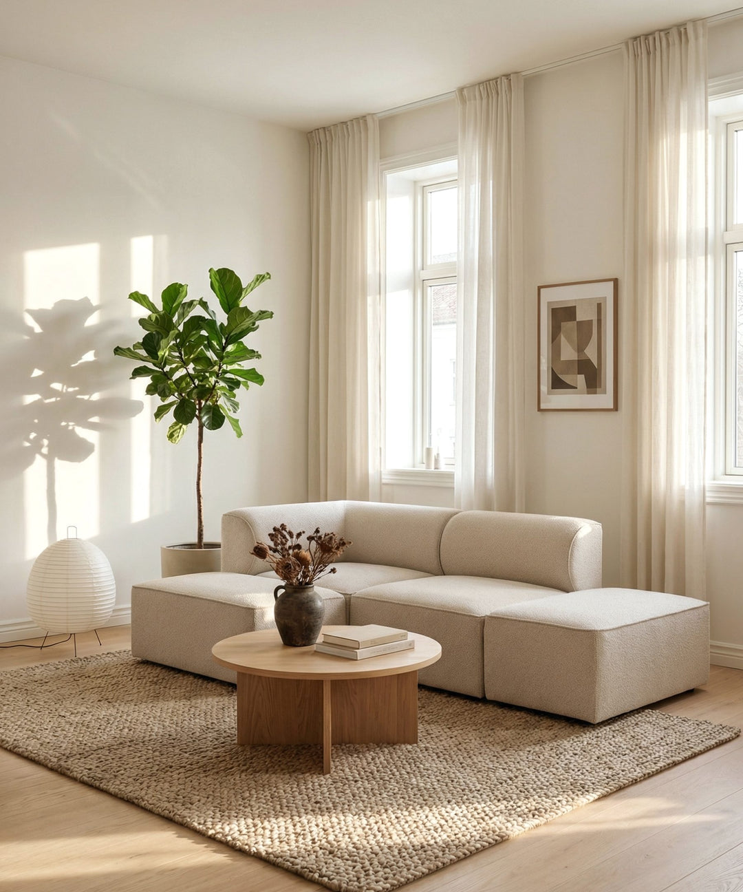 Paragraph 3 personers open-end chaiselong sofa, 225cm